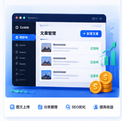 后台上传文章教学