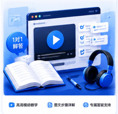 视频 + 文字 + 一对一解答